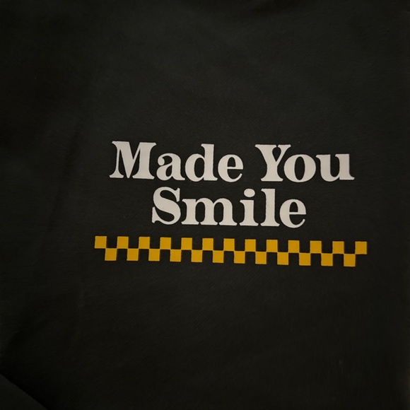 Made You Smile Black Sweatpants - Picture 2 of 7